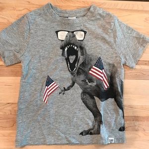 Patriotic T Rex tee